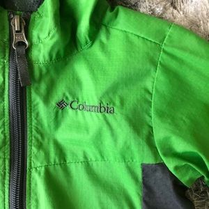 Columbia Windbreaker green
